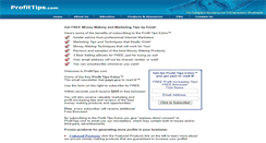 Desktop Screenshot of profittips.com